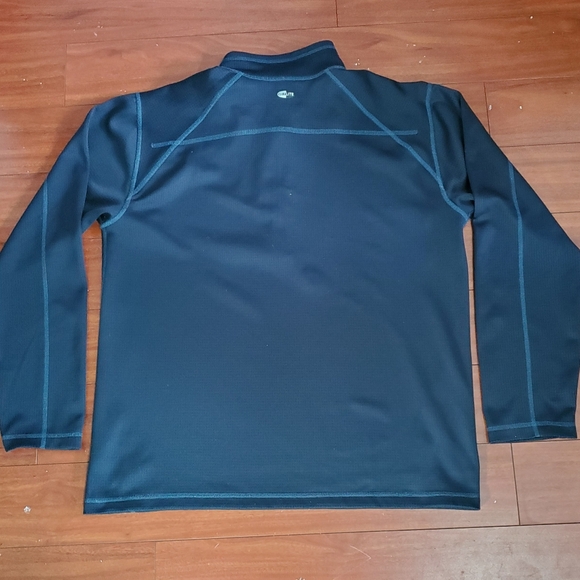 VINTAGE ADIDAS CLIMA365 MEN'S SIZE XL 1/4 ZIP TRACK BLUE JACKET - Picture 2 of 7